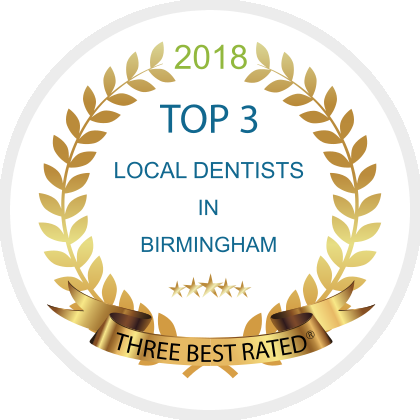 Best Local Dentist Birmingham 2018 Badge