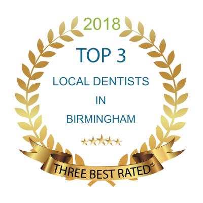 Best Local Dentist Birmingham 2018 Badge